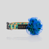 COLLAR DE  FLOR  / DORADO DIVINE PLUMAS REALES